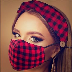 Face mask and matching headband !